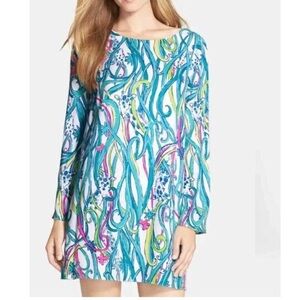 Lilly Pulitzer Colette Swing Dress Long Story XS
